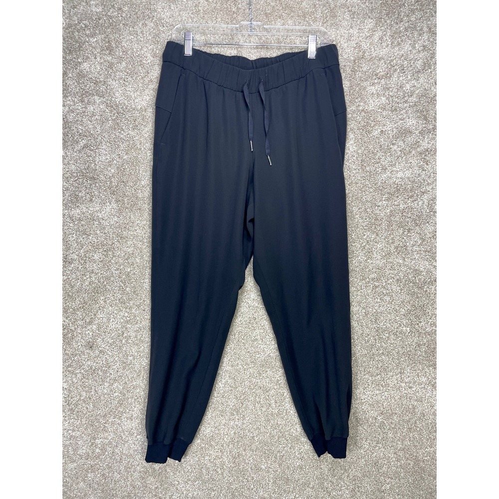 Lululemon On the Fly Luxtreme Jogger Womens 10 Black 28 Inseam LW5BZDS